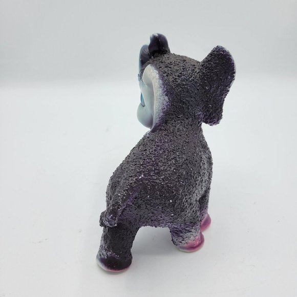 Arnart Vintage MCM Elephant With Red Bow Tie Sand Textured Figurine RARE - Picture 4 of 12